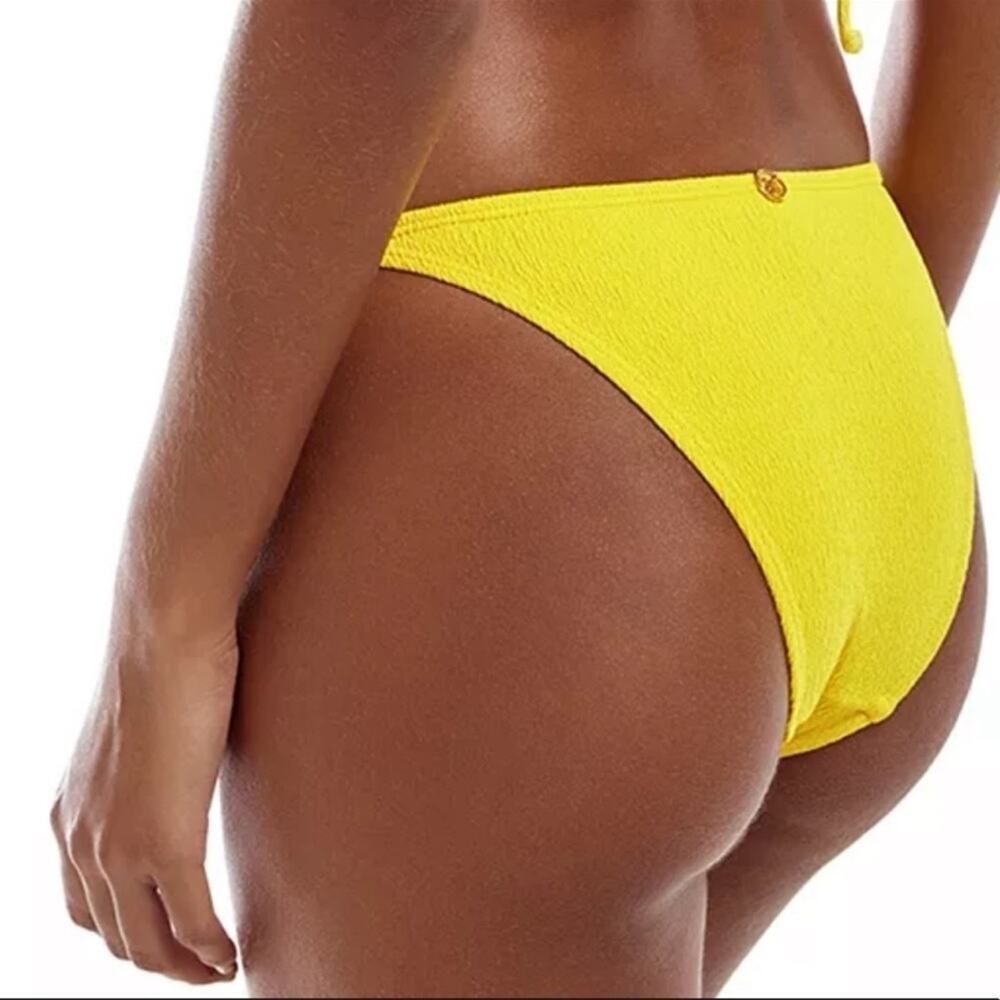 VIX Firenze Beaded Bikini Bottom Yellow XS - Picture 2 of 13